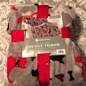 Scottie dog throw blanket